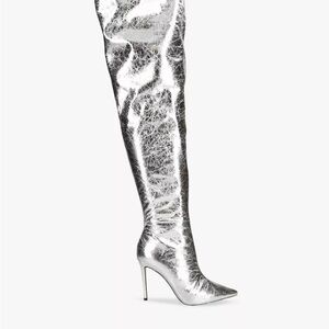 Steve Madden “Epic Silver”, Over the Knee, Thigh High Boots